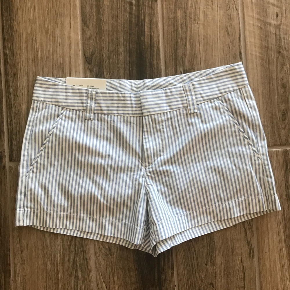 Uniqlo Chino Stripe Micro Shorts